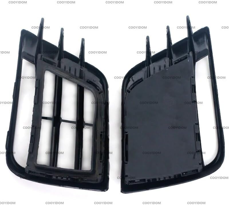 ya 2 8.15 Pair of Front Bumper Fog Light Cover Grille for VW Scirocco R 2015-2018