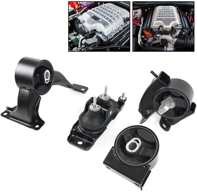 ya 2 8.15 4Pcs Engine Motor Trans Mounts Set for 2011-2016 for Chrysler Town & Country for Ram C/V