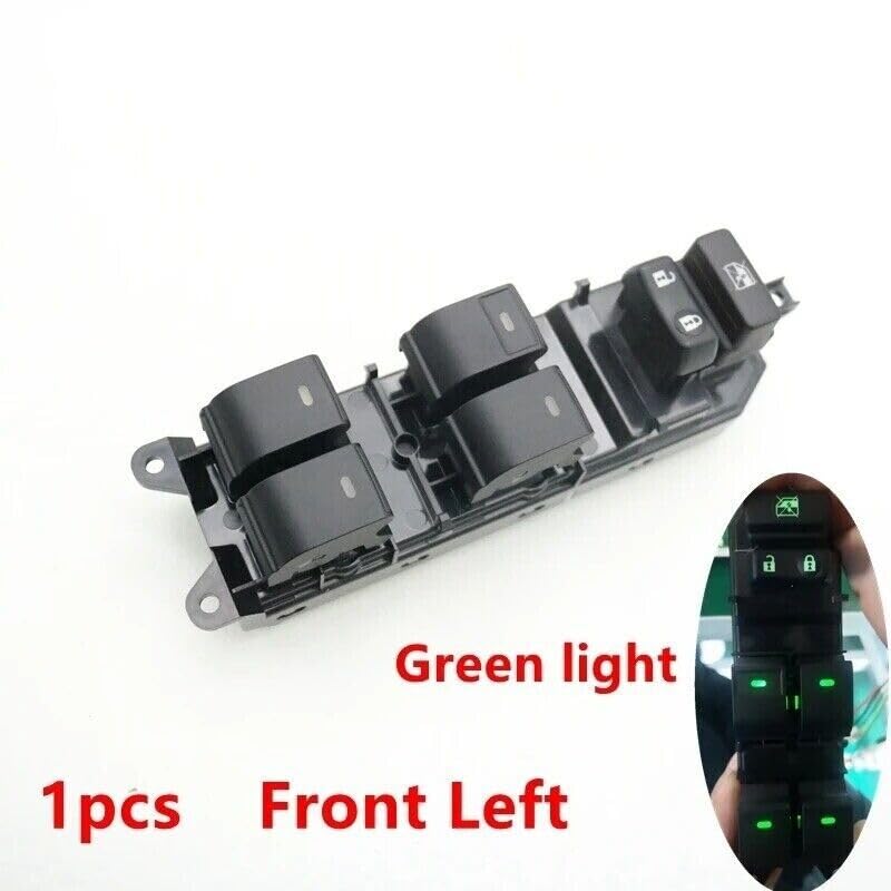 ya 5 8.10 Green Light Power Window Control Adjustment Switch Suitable for Toyota for Land Cruiser Prado