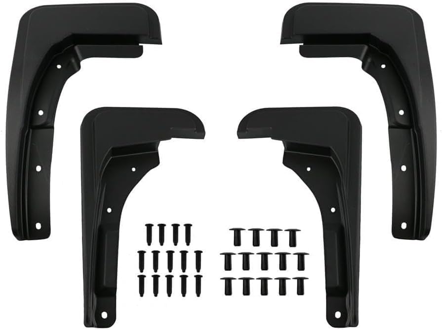 ya 28 10.13 zhengce Car Front & Rear Guard Mud Guards Splash Set Black for Ford Maverick 2022-