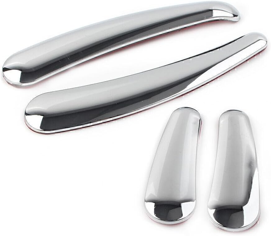 ya 4 8.10 4Pcs Chrome Swingarm F for Ram e Insert Set Fit for Harley Softail Models 2008-up Curved