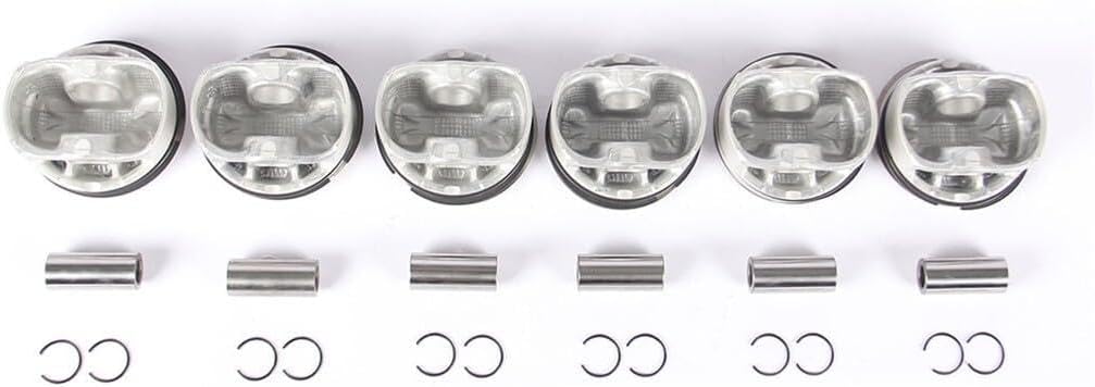 ya 4 8.24 baidi 2.5L Piston & Ring Assembly Kit Fit for BMW 325i 525i X3 Z4 N52 523i 325Xi