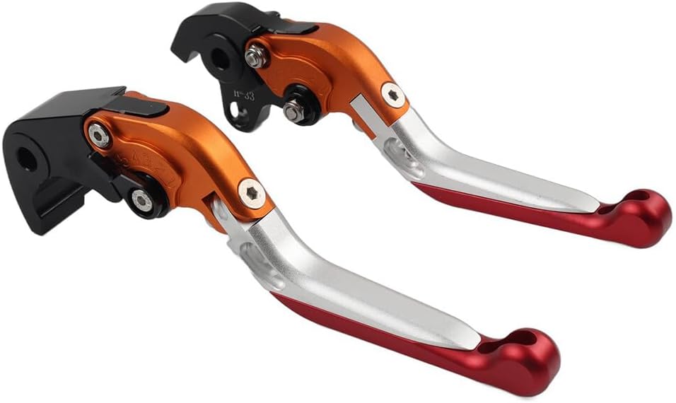 ya 6 8.24 baidi for Honda CBR1000RR 2004-2007 Foldable Extending Brake Clutch Levers Aluminum