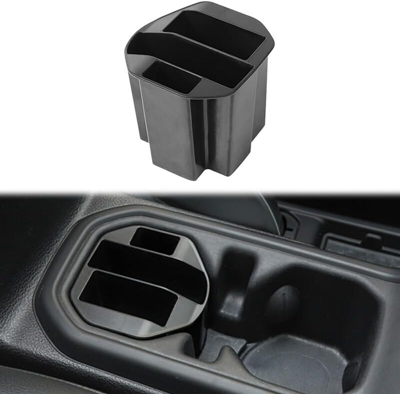 ya 6 8.24 baidi Water Cup Holder Storage Box Organizer for Jeep for Wrangler JL Gladiator JT 18-23