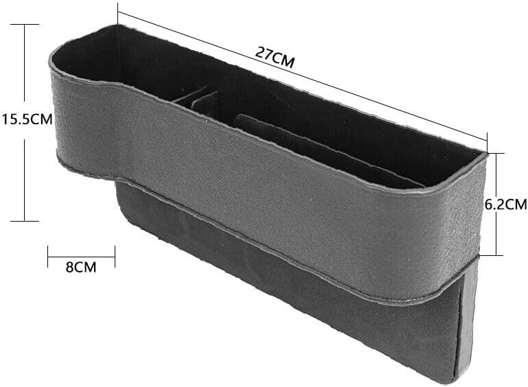 ya 6 8.14 2PCS Plastic Car for SEAT Gap Filler Organizer Storage Box Pocket Organizer Holder