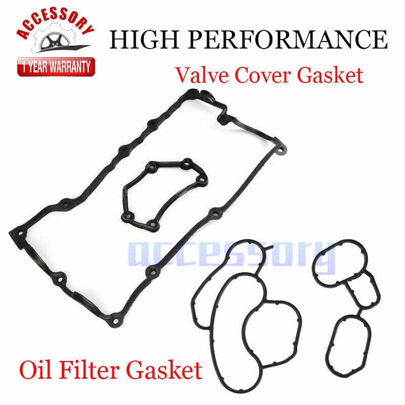 ya 2 8.15 Fits for BMW E83 N46B20 Engine 03-10 Bonnet Gasket + Oil Filter Gasket Kit