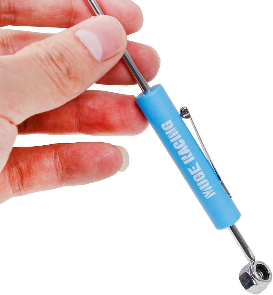 ya 28 10.13 baidi 10X Blue Mini Pocket Screwdriver Flat Tip Magnet Clip