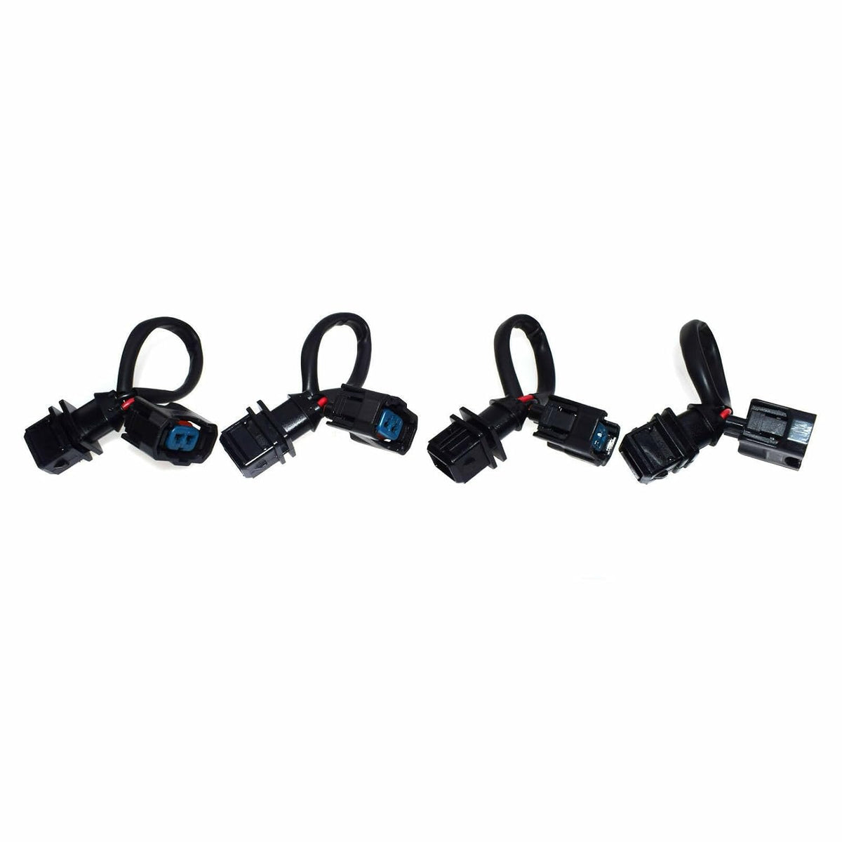 ya 4 8.8.2 4pcs 1 2 Fuel Injector Conversion Jumper Wiring Harness Plug Adapter for Honda