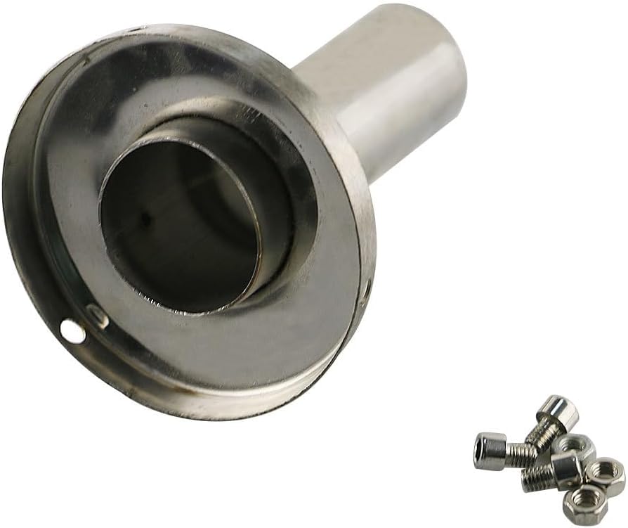 ya 4 8.24 baidi For 3 Stainless Round Muffler Universal Removable DB-Killer Silencer