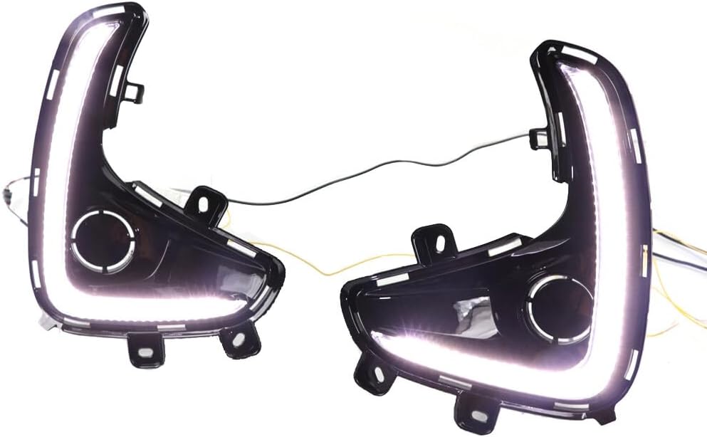 ya 13 9.15 baidi 2-Color Daytime Running/Fog Lights For for Toyota Yaris Hatchback GR Sport 2020-2024