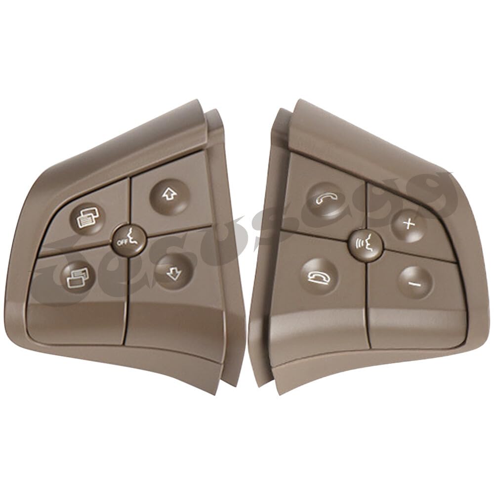 ya 13 9.15 baidi Qty 2 Steering Wheel Switch 5 Button Yellow Fit for Mercedes-Benz W164 W251 W245