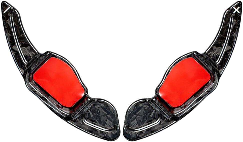 ya 4 8.8.2 Carbon Fiber Steering Wheel Paddle Shifter Extension Fit for VW MK5 MK6 for Golf CC