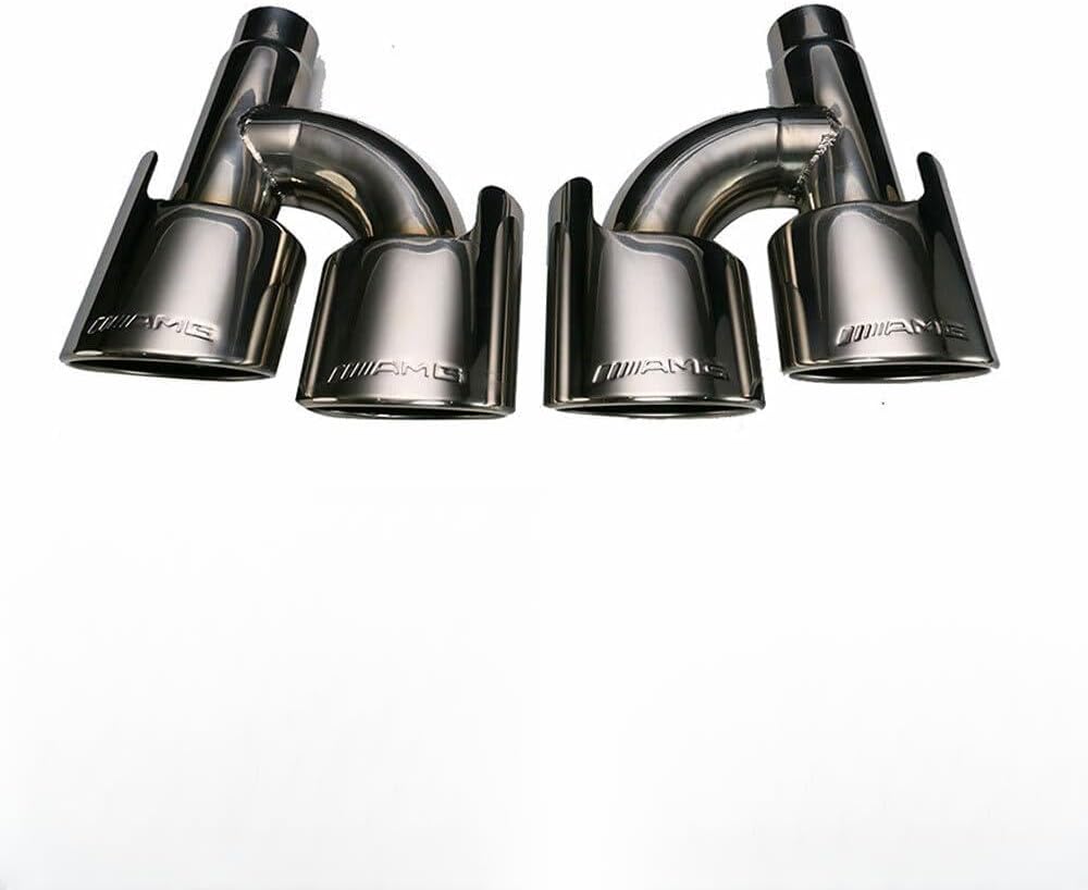 ya 6 8.24 baidi SS 304 Muffler Tips AMG Fit C250 C300 C350 for Mercedes W204 W211 C-Class