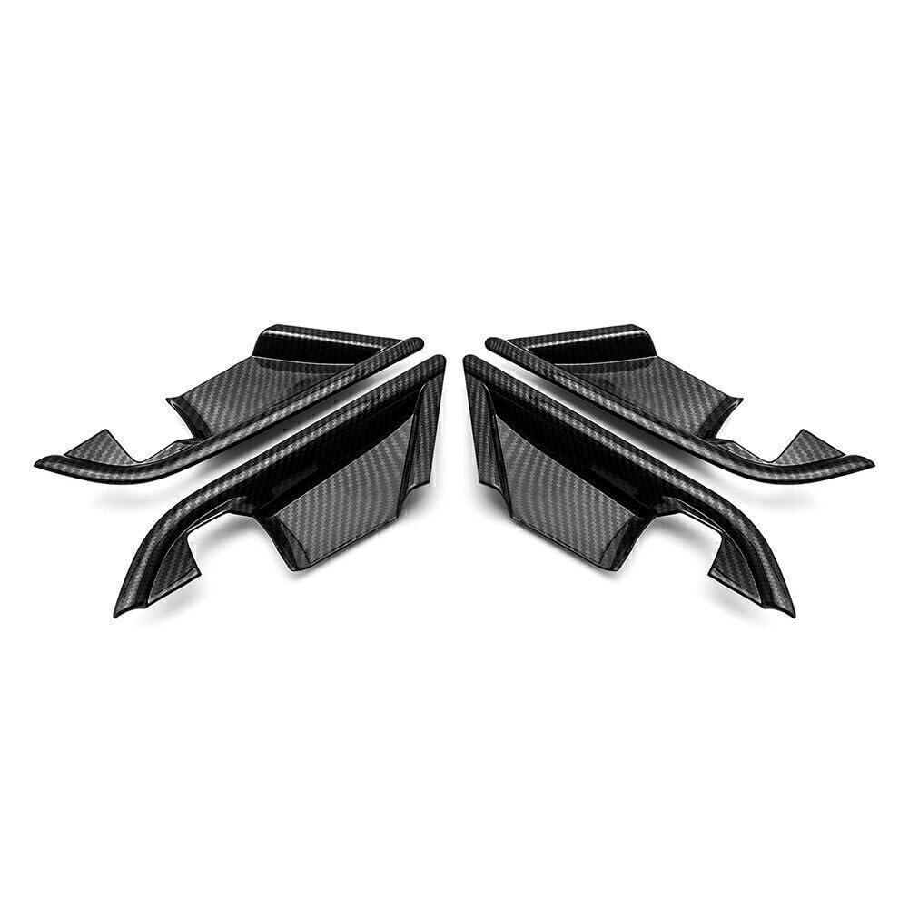 ya 6 8.14 4X Carbon Fiber Inner Side Door Handle Bowl Trim Cover Fit for Toyota for Camry 18 2019