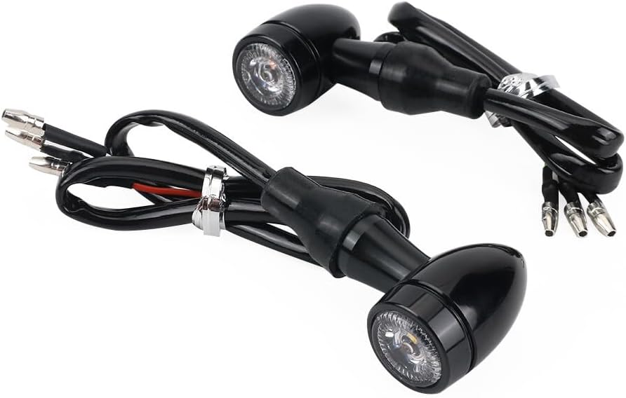 ya 13 9.15 baidi Universal M8 LED Turn Signal Light Indicator Lamp With Daytime Running Light