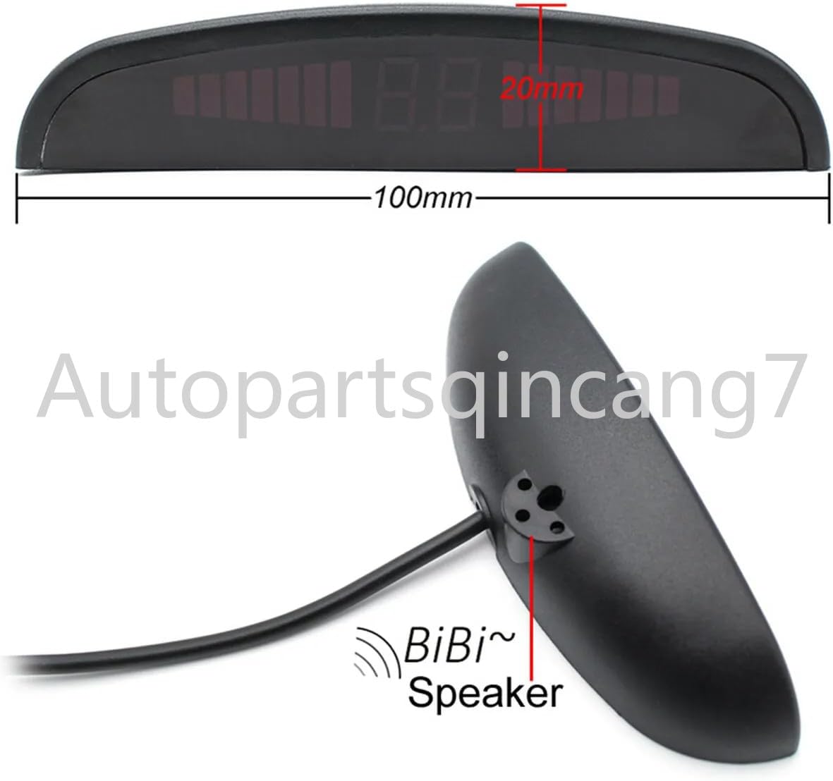 ya 2 8.15 4 Parking Sensors Car Reverse Backup Rear Buzzer Radar System Kit Sound Alarm