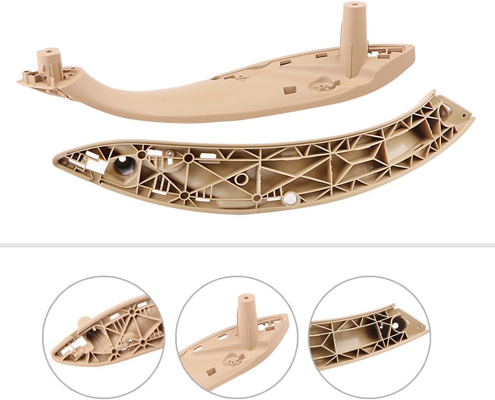 ya 2 8.15 A Pair of Interior Door Handles for BMW F30 F80 F31 Left Front + Right Beige