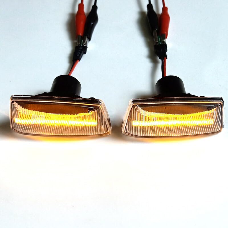 ya 4 8.14 2 Side Marker Turn Signal Indicator Lights Fits for Saturn Halo 2007-2010