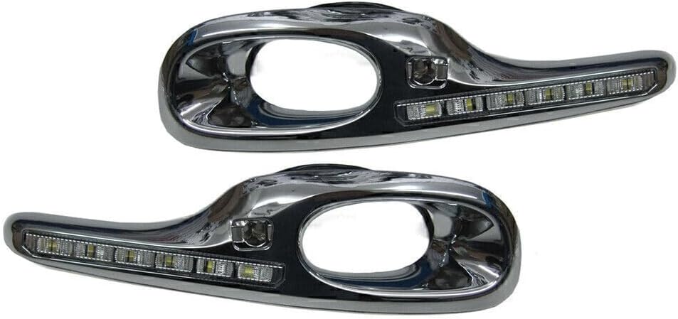 ya 13 9.15 baidi 2pcs LED Daytime Running White Lights DRL Fit for Honda For Jazz 2011-2013