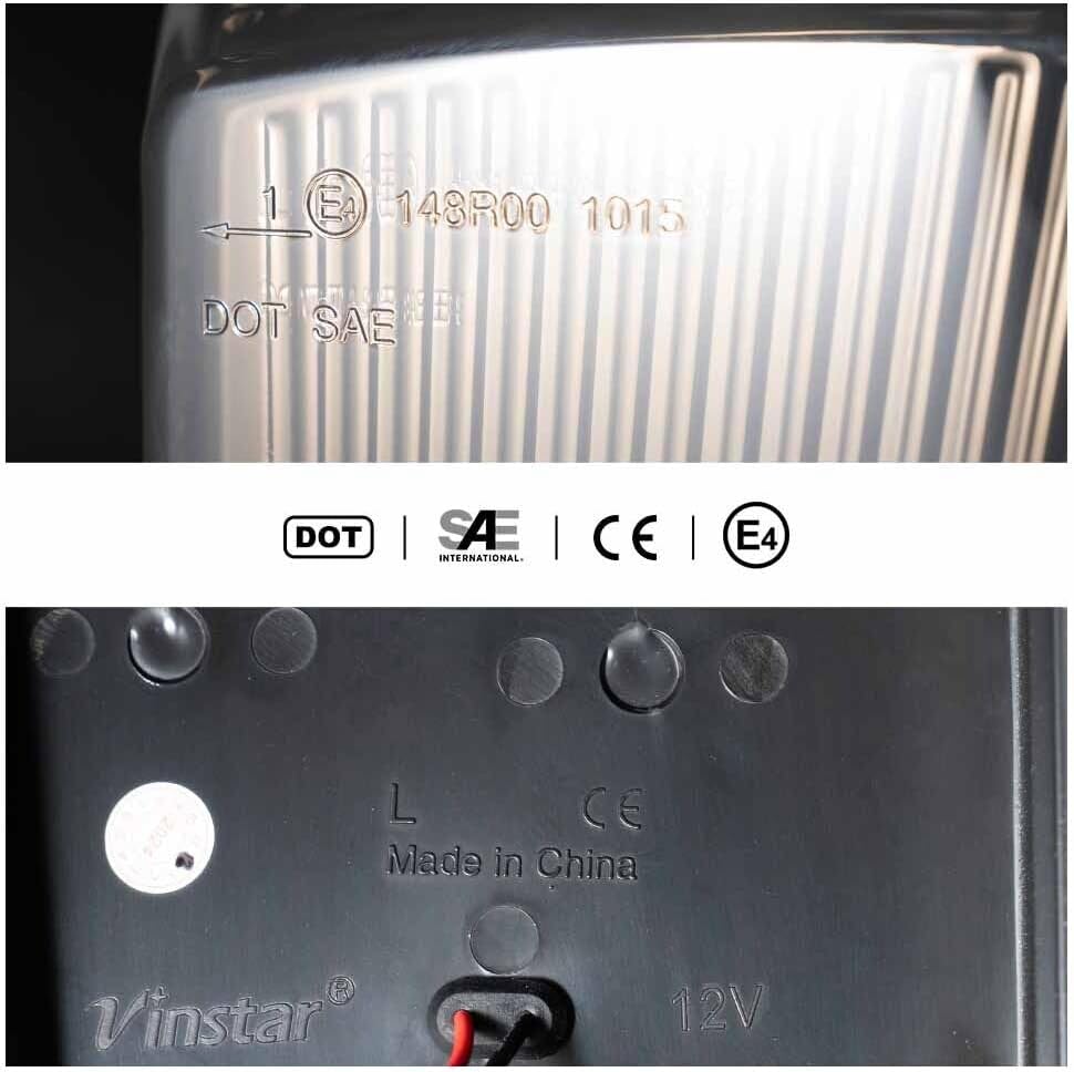 ya 7 8.24 baidi 2 Pack Smoke Lens Amber LED Fender Turn Signal Lights for 2019-2024 for Mercedes-Benz G 63 AMG