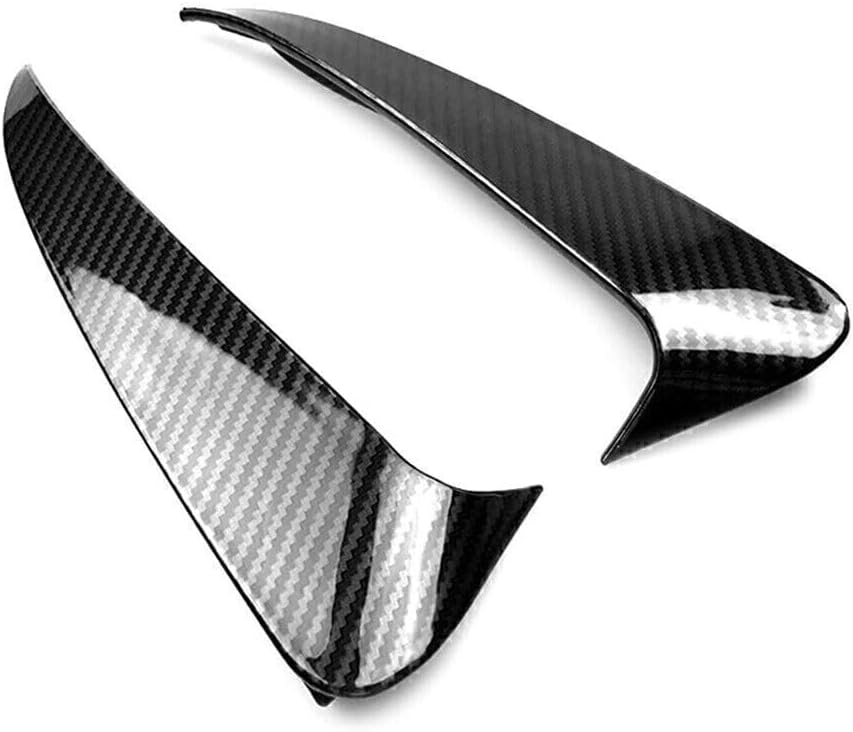 ya 4 8.14 for Mercedes-Benz C Class Coupe C205 Rear Bumper Spoiler Canard Air Vent Carbon