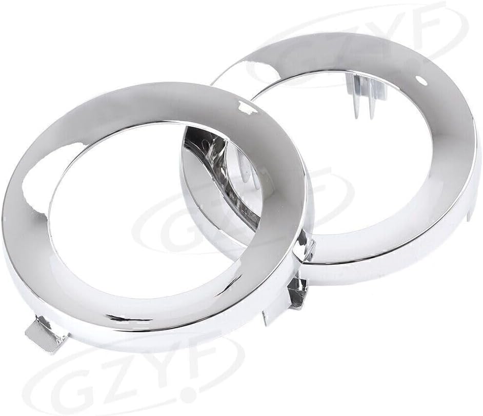 ya 2 8.15 Front Fog Light Lamp Cover Trim Ring Fit for Subaru Forester 2009-2013 Chrome Pair