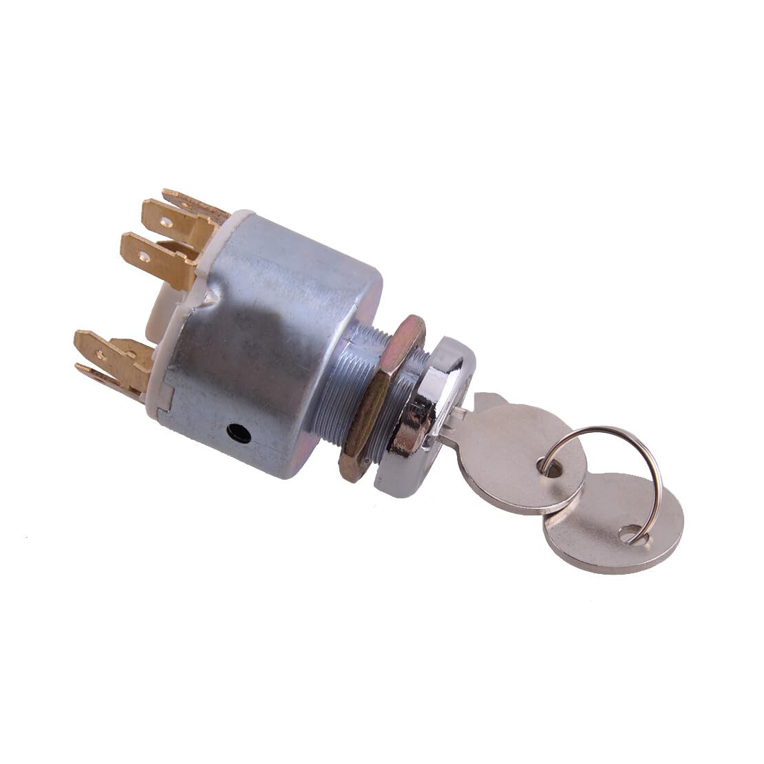 ya 5 8.10 Ignition Starter Switch with 2 Keys Fit for Car Tractor Trailer Boat Scooter