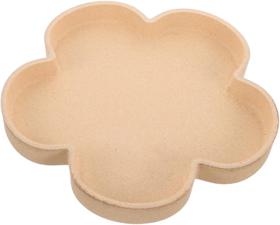 ya 5 8.10 Pot Flower-shaped Tray Fruit Serving Office Coffee Table Decor Decorative