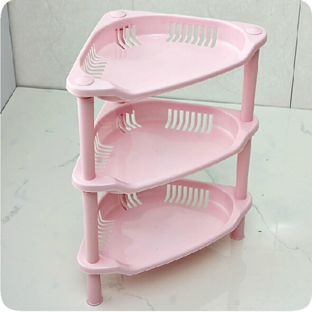 ya 26 10.21 baidi Plastic Shelf Bathroom Organizer Rack Household Kitchen Stora Kithcen-2