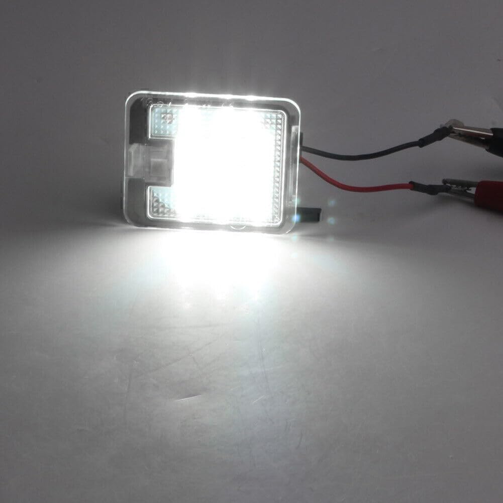 ya 13 9.15 baidi 2 Pack 12V LED White License Plate Lights for Ford S-MAX C-MAX Kuga Mondeo