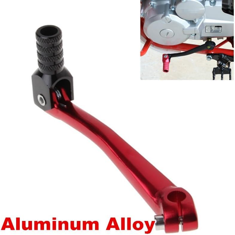 ya 28 10.13 zhengce 155mm Red/Black Gear Lever Shifter Handle 50cc 125cc Scooter Dirt Bike ATV