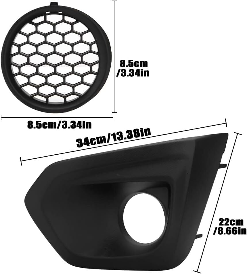 ya 4 8.24 baidi 57731FJ010 for Subaru for Impreza 2012-2014 Left Front Bumper Fog Light Cover Bezel
