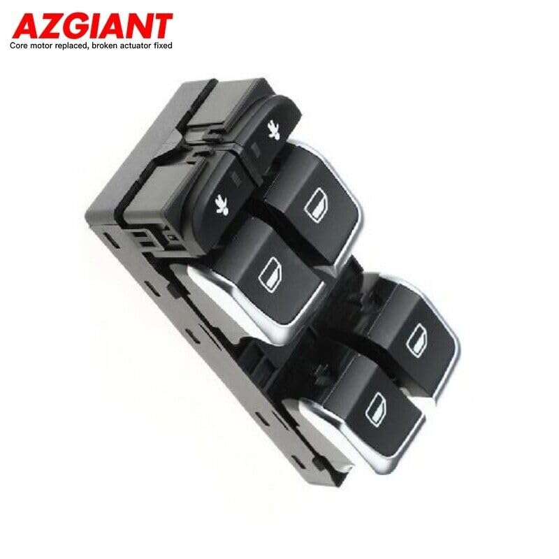 ya 3 8.24 baidi Front Left Driver's Side Window Switch Suitable for 2011-2015 for Audi A6 S6 C7 with Chrome Plating