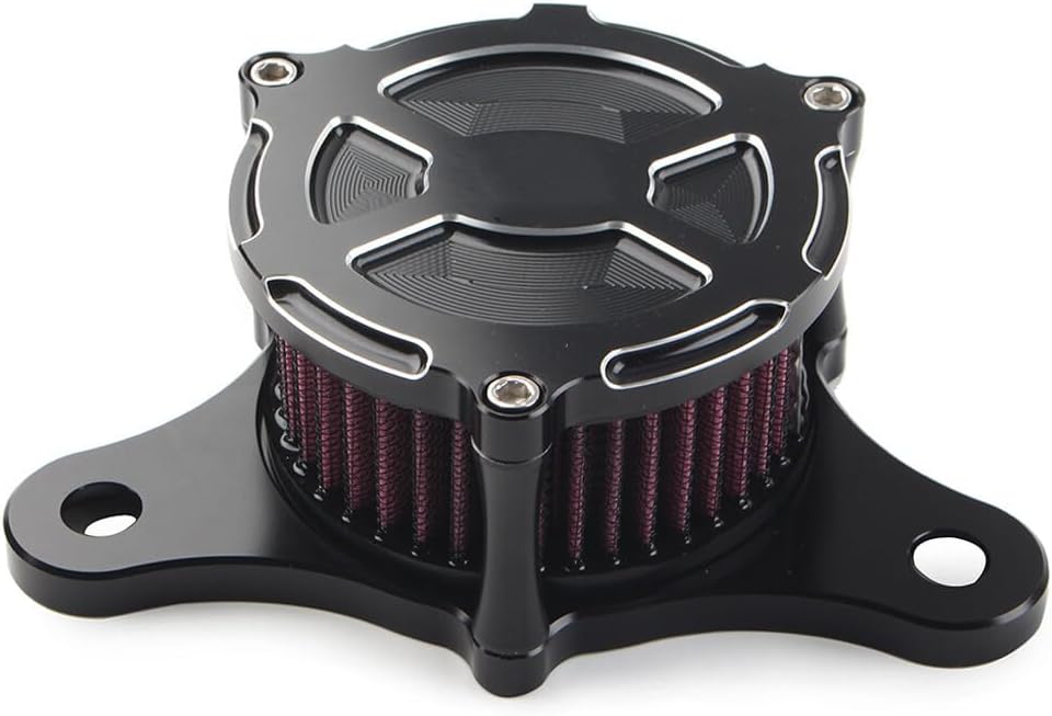 ya 10 9.16 zhengce Black Air Cleaner Red Intake Filter Kit Fit for Harley Dyna Softail Road Ki