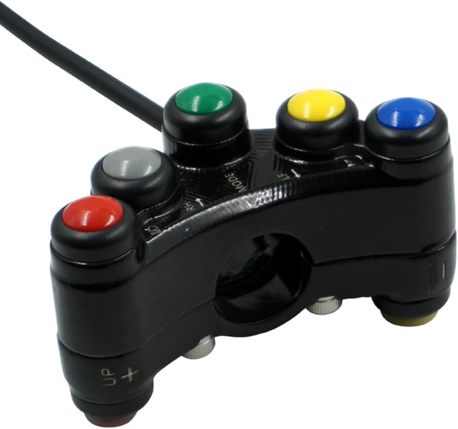 ya 4 8.14 7/8 22mm Motorcycle Switches Handlebar Control Switch Button ON OFF Start Kill
