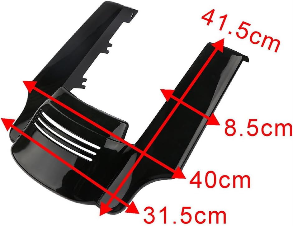 ya 4 8.10 5 Stretched Rear Fender Extension Filler for Harley Touring Road Glide King