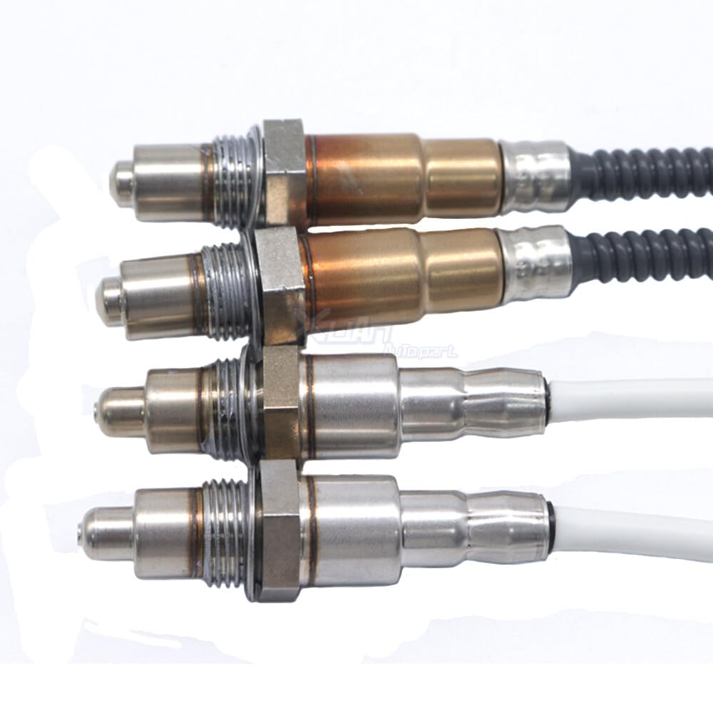 ya 4 8.8 New Oxygen Sensor 4 Pieces for Maserati Ghibli Quattroporte 2014-2017 3.0L V6 Turbo