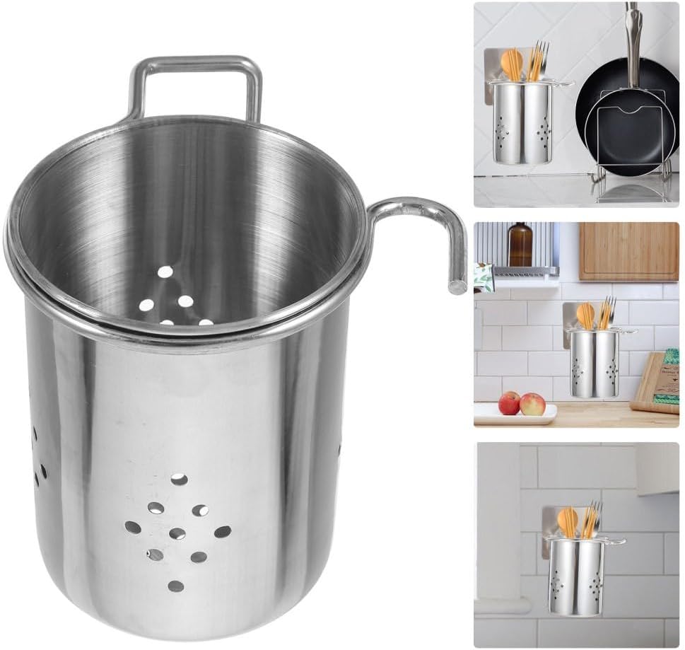 ya 26 10.21 baidi Wall-mounted Chopstick Holder Chopsticks Drain Rack Utensil Organizer