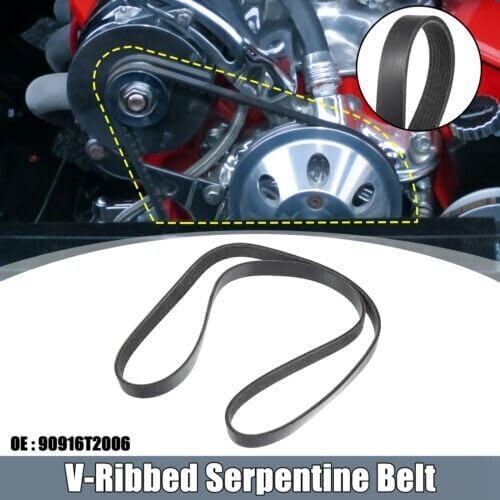 ya 5 8.24 baidi 90916T2006 Automotive V-Belt Serpentine Drive Belt for Toyota Hilux Pickup 04-15