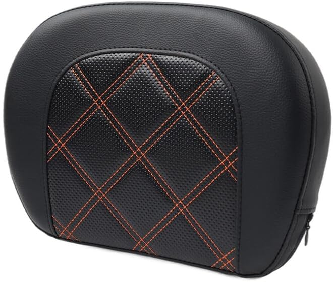 ya 14 9.20 zhengce Stitching Passenger Sissy Bar Backrest Black Pad Bracket for Harley Street-1