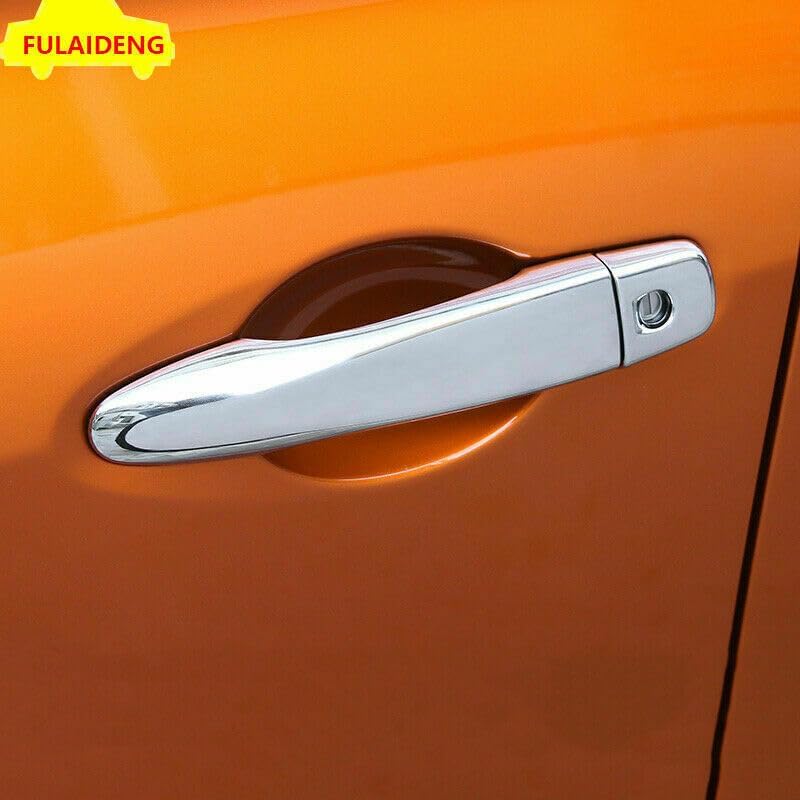 ya 2 8.15 8P for Nissan Kicks 2017-2020 ABS Chrome Car Exterior Door Handle Cover Trim Set