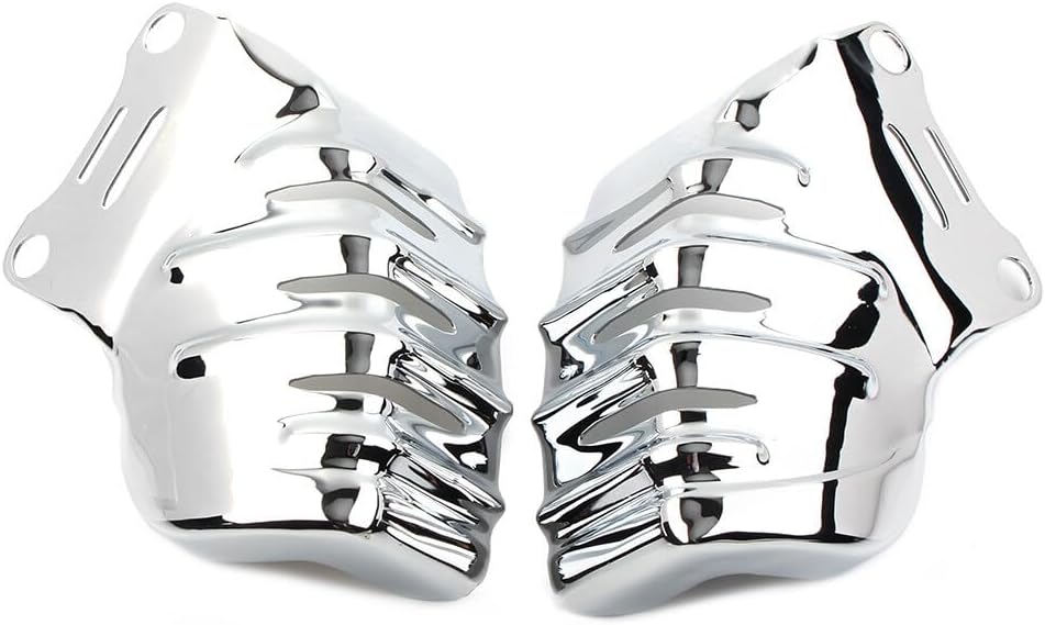 ya 10 9.16 zhengce Chrome Front Brake Caliper Screen Insert Covers for Harley Touring Road Gli