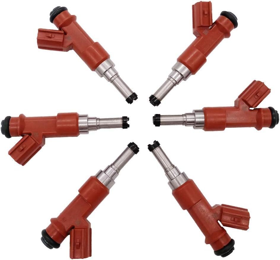 ya 10 9.16 baidi 23250-0P040 6x Fuel Injectors for AVALON for Camry Highlander for RAV4 for SIENNA RX ES 3.5l