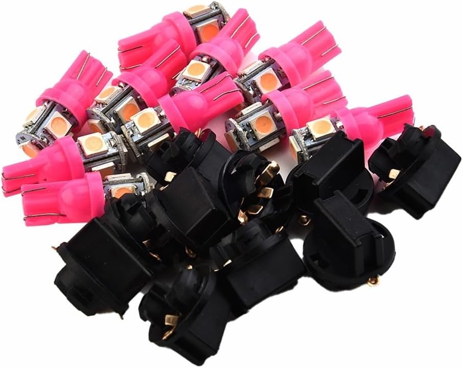 ya 13 9.15 baidi Purple For T10 194 LEDBulbs For Instrument Gauge Cluster For Dash Light+ Sockets