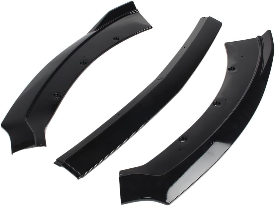 ya 2 8.15 Front Bumper Lip Chin Spoiler Wing Body Kit Black for Ford for Mustang 2015-2017
