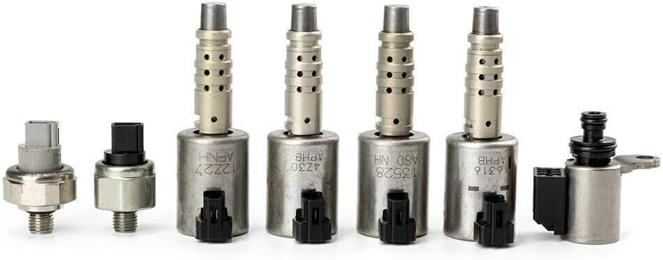 ya 10 9.16 baidi 7pcs Transmission Solenoid & Pressure Sensor Kit for Nissan JF016E JF017E CVT8