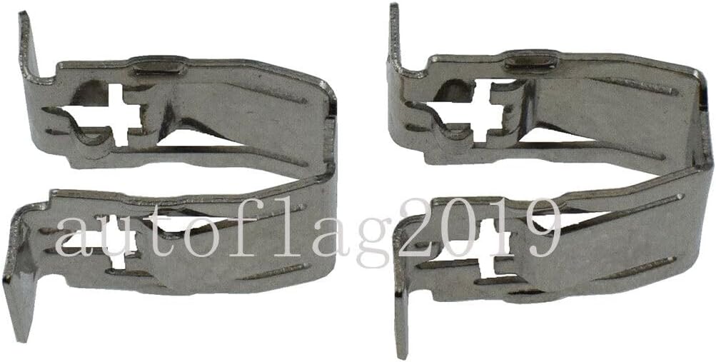 ya 4 8.24 baidi 2 Pack Interior Roof Buckle Handle Fixing Iron Clip for Audi A4 B8 B9 A6 C6 C7 Q5