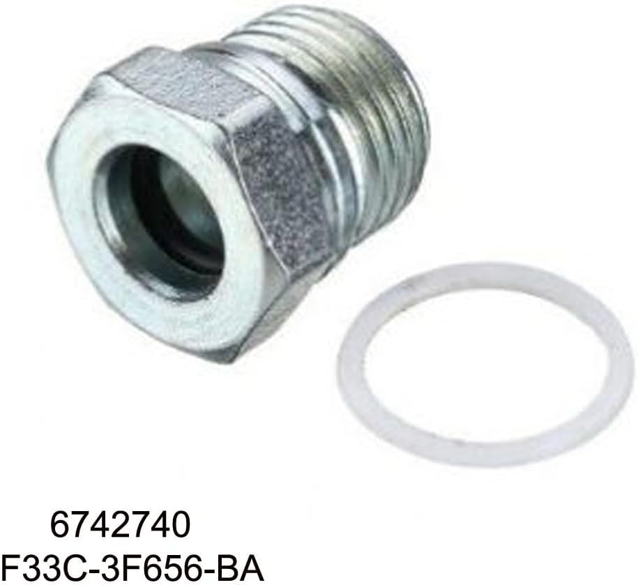 ya 14 9.20 zhengce POWER STEERING PUMP UNION NUT + SEAL 6742740 F33C-3F656-BA for for Ford FOR-1