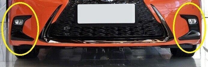 ya 9 10.24 Pair Front Fog Light Lamp Cover F for Ram e for Lexus CT200h 2018 2019
