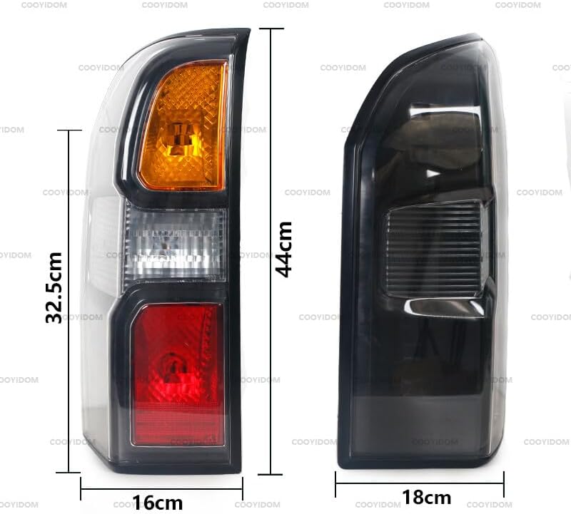 ya 4 8.10 1Pair for Nissan Patrol GU 2005-2016 Rear Tail Light Brake Lamp (NO Bulb) LH&RH